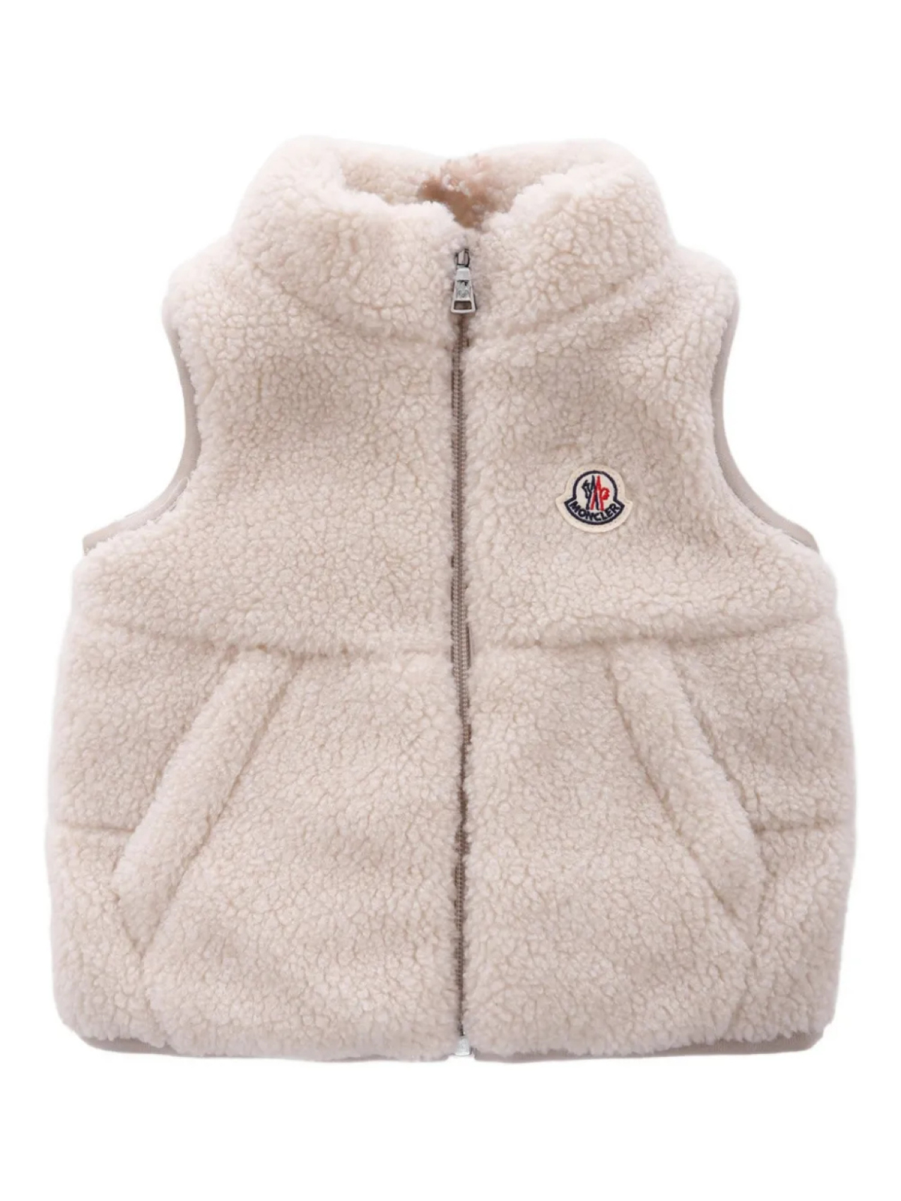 

Moncler Enfant двусторонний стеганый жилет Ernest, нейтральный