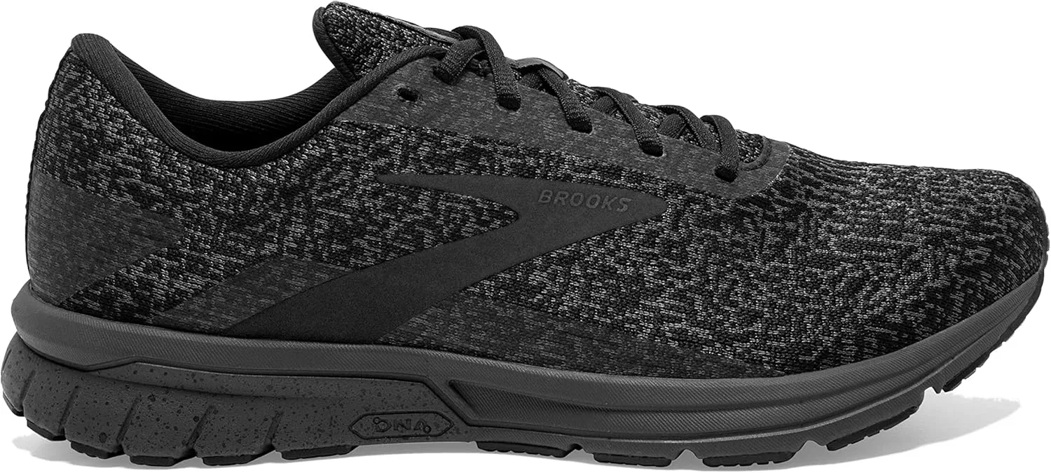 Мужские беговые кроссовки Brooks Signal 3 нейтрального цвета, Ebony Black Metallic Black — фото 2