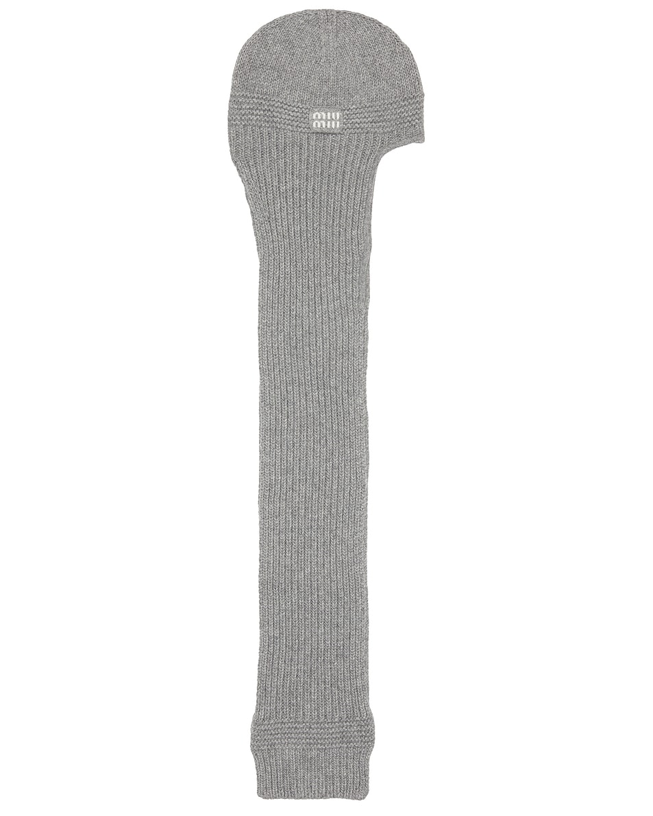 

Шапка со шарфом Miu Miu, Grey