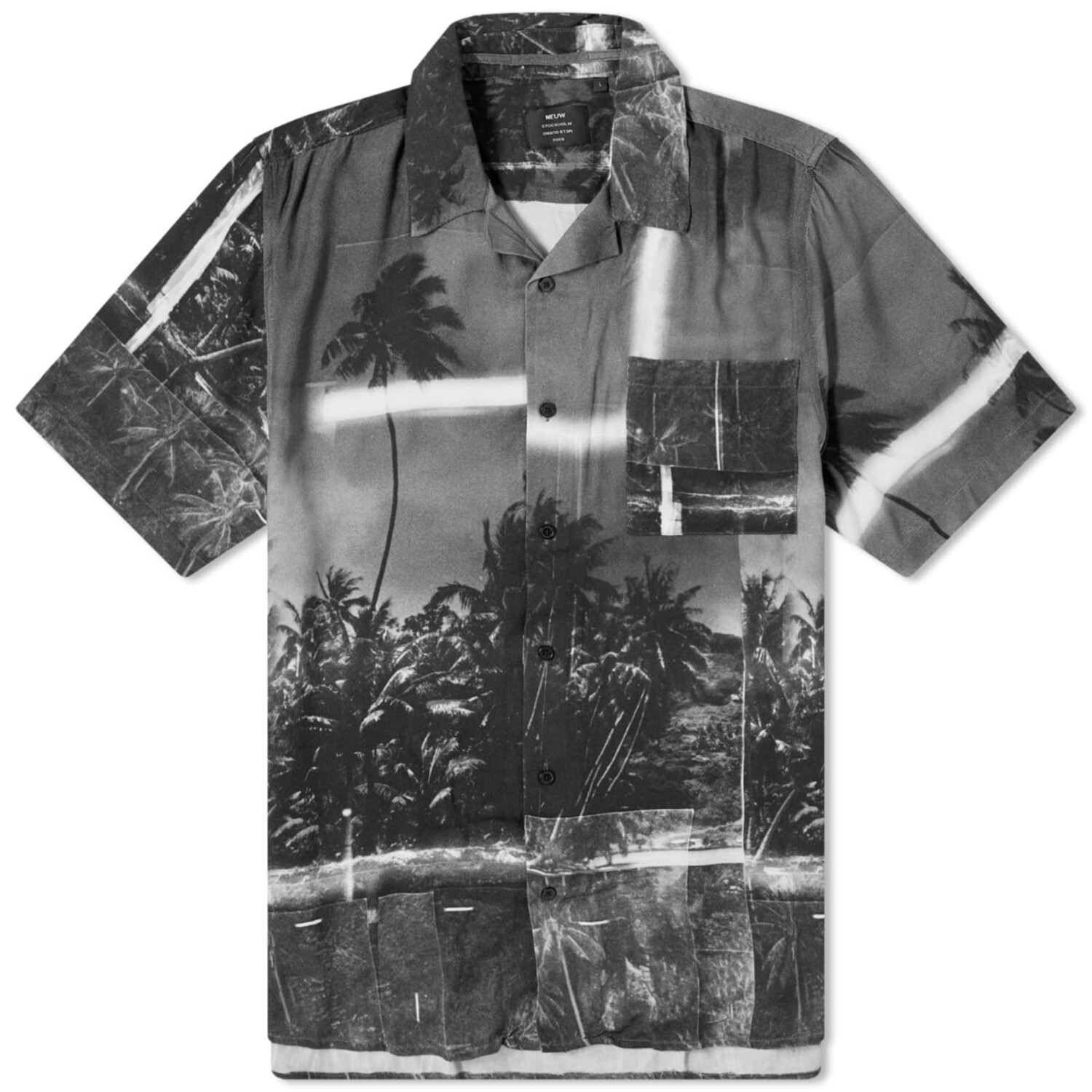 

Рубашка Neuw Denim Graaf Art 2 Vacation, графит