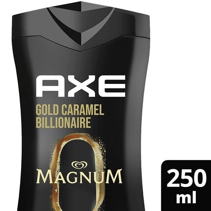 Гель для душа Magnum Gold Caramel Billionaire Limited Edition для длительной свежести и аромата, дерматологически протестировано, 250 мл, Axe — фото 2