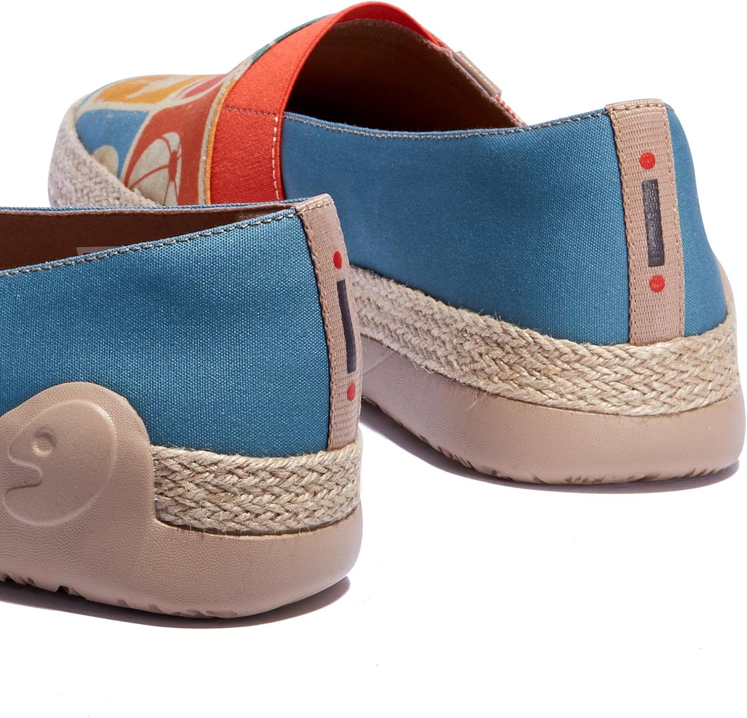 Мужские эспадрильи UIN Slip Ons- легкие прогулочные повседневные лоферы, удобные, с ручной росписью, серия Marbella, Marbellaⅰ-seaside Memories — фото 2