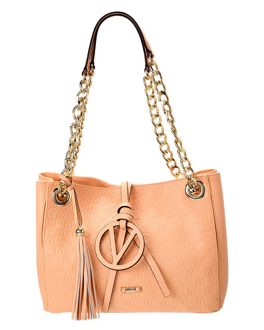 

Кожаная сумка через плечо Valentino by Mario Valentino Luisa Medallion, розовый