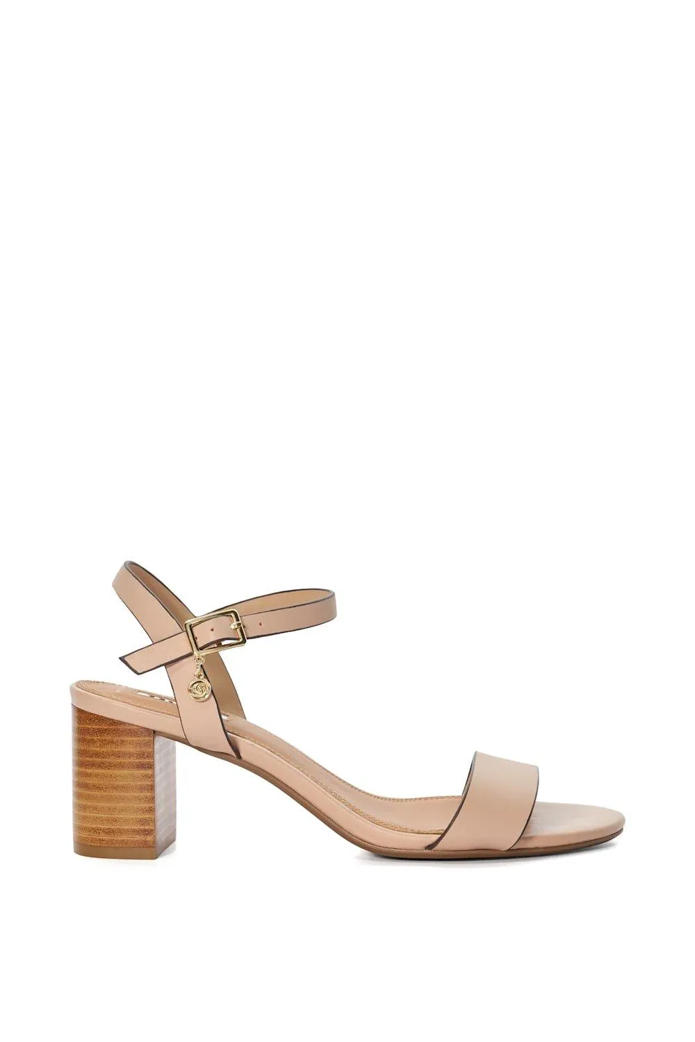 Широкие кожаные сандалии Jelly Dune London, розовый