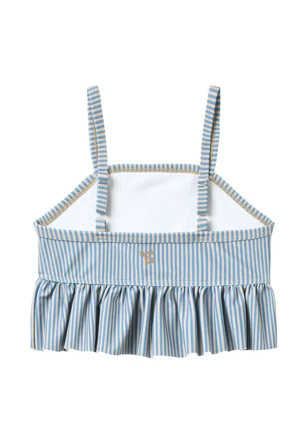 Купальник Lærke set bikini Wheat, blue swim stripe, сине-белая полоска — фото 4