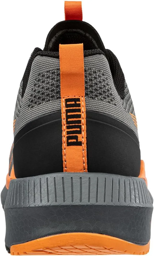 Защитные кроссовки PUMA Slide Low S1PS ESD для мужчин, с защитным носком, нескользящие, легкие, оранжевый — фото 4