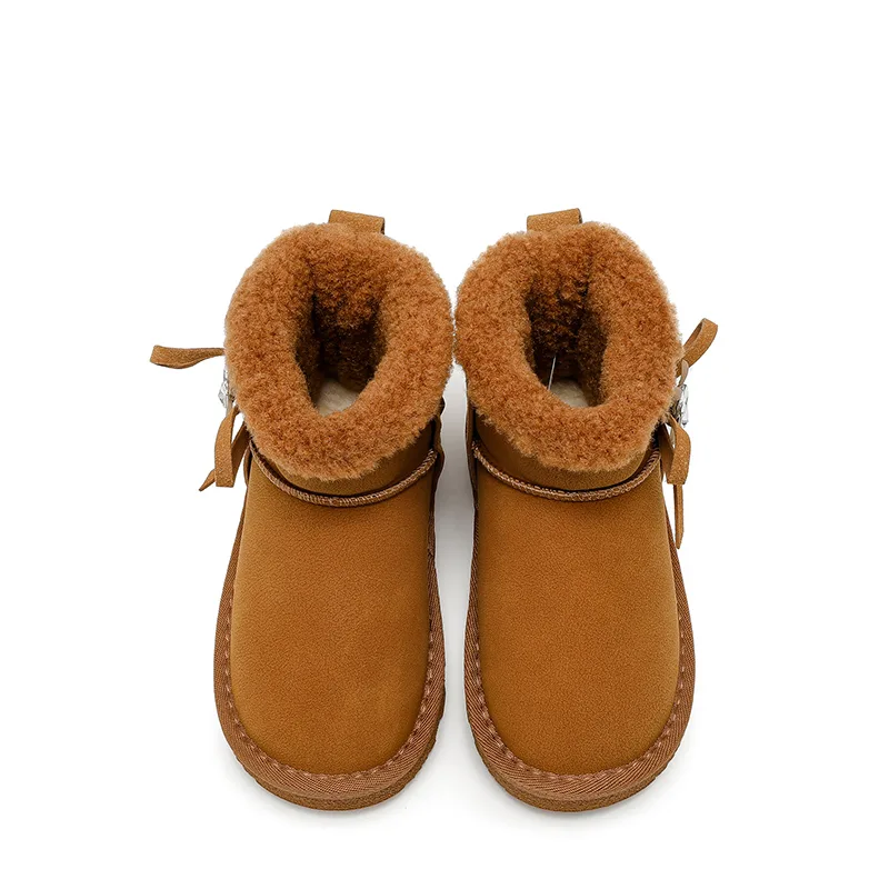 Сноуботы Warrior Thermal  Kids', коричневый — фото 4
