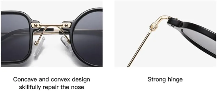 

Женские солнцезащитные очки, круглые солнцезащитные очки в стиле ретро, ​​мужские солнцезащитные очки с защитой от УФ-излучения UV400 LANGSER, Clear Anti Blue