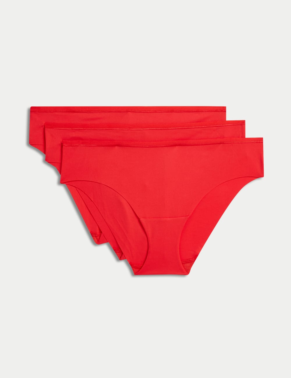

3 шт. трусики-бразильские Flexifit No VPL Body by Marks & Spencer, красный