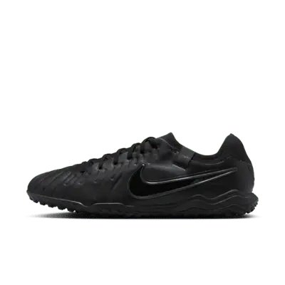 

Кроссовки Nike Tiempo Legend 10 Pro Turf Low-Top Soccer Shoes, цвет Black/Deep Jungle/Black