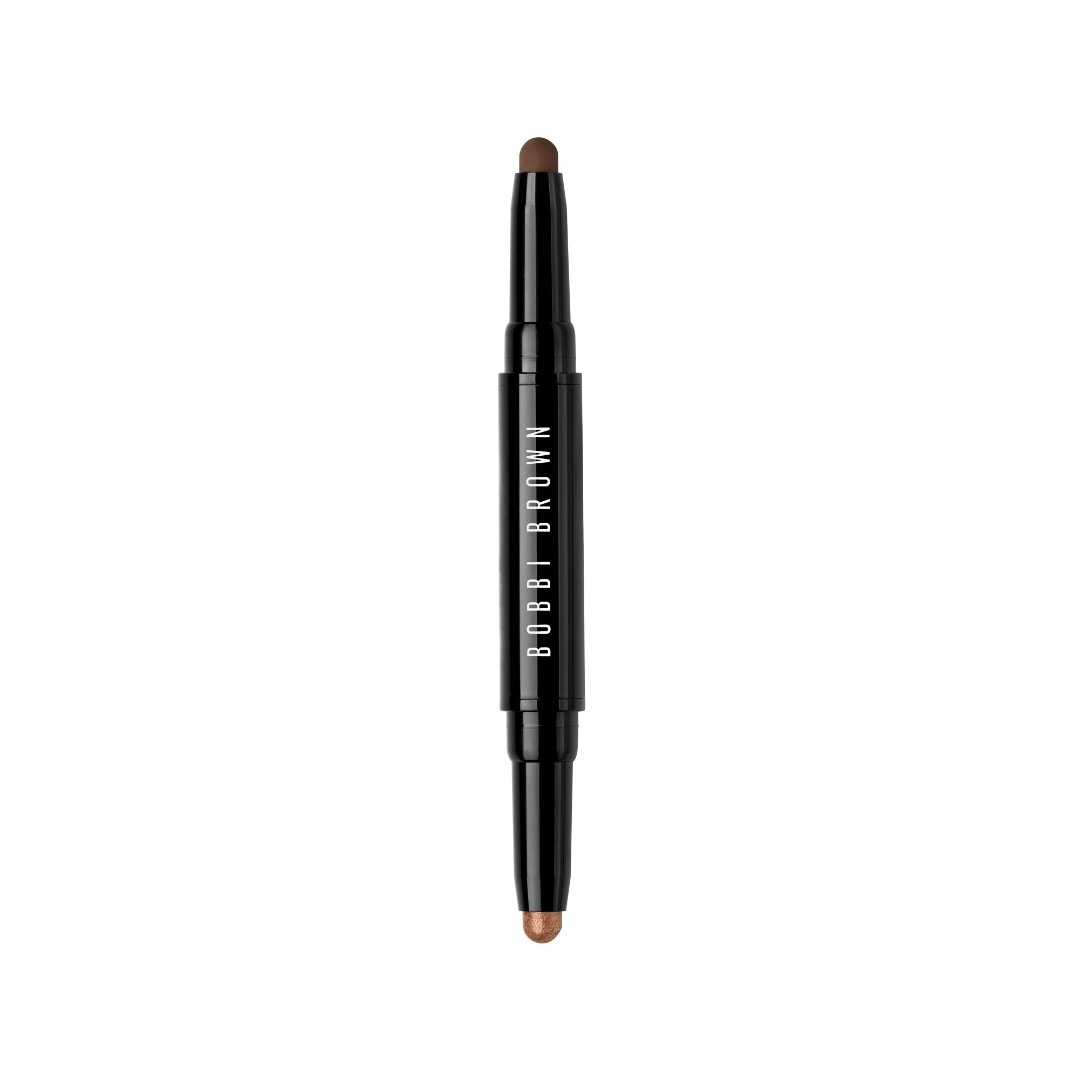 

Тени для век long-wear cream shadow stick duo Bobbi Brown, milk chocolate / midnight brown, вес 1.6 гр.