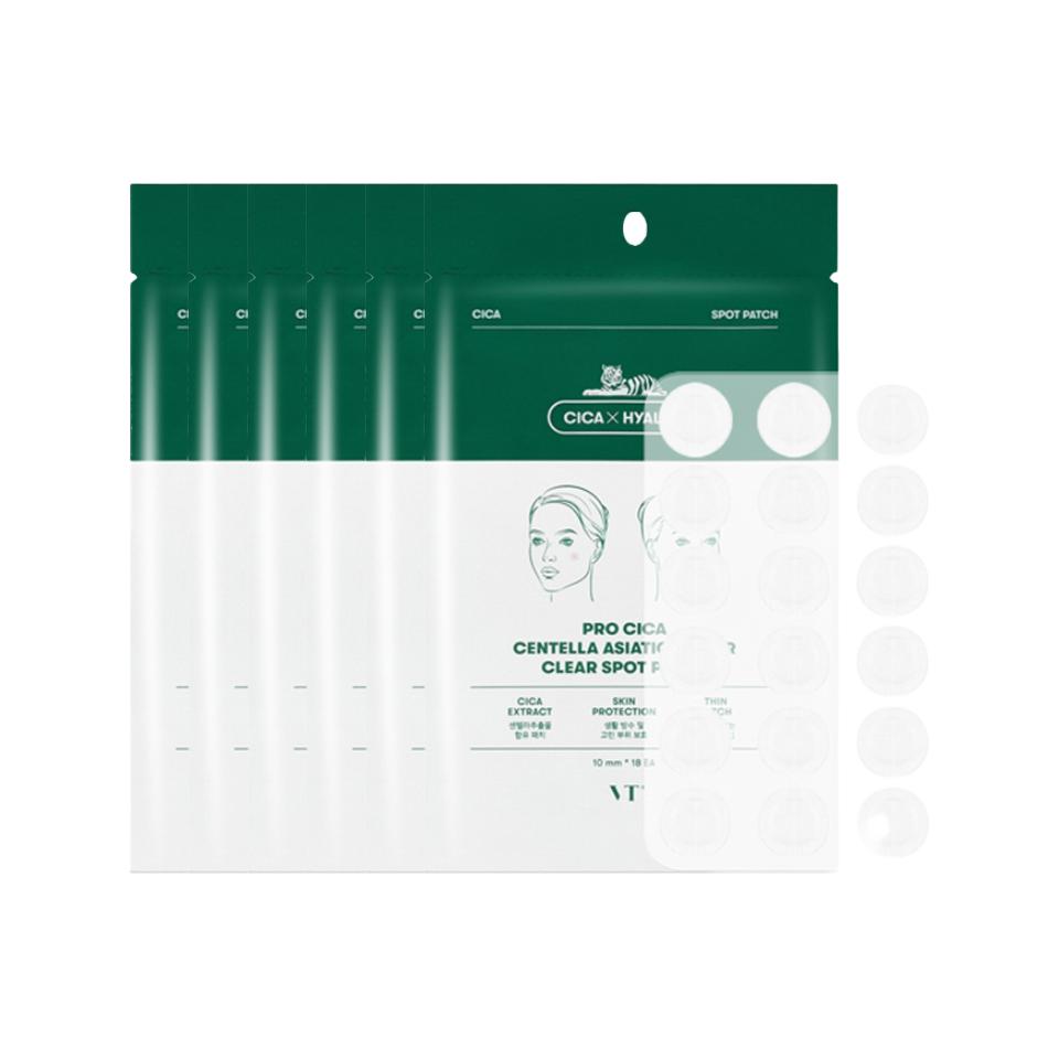 

Патчи от прыщей для лица tiger acne patch, борются с акне, 3 набора по 66 стикеров + 18 стикеров VT