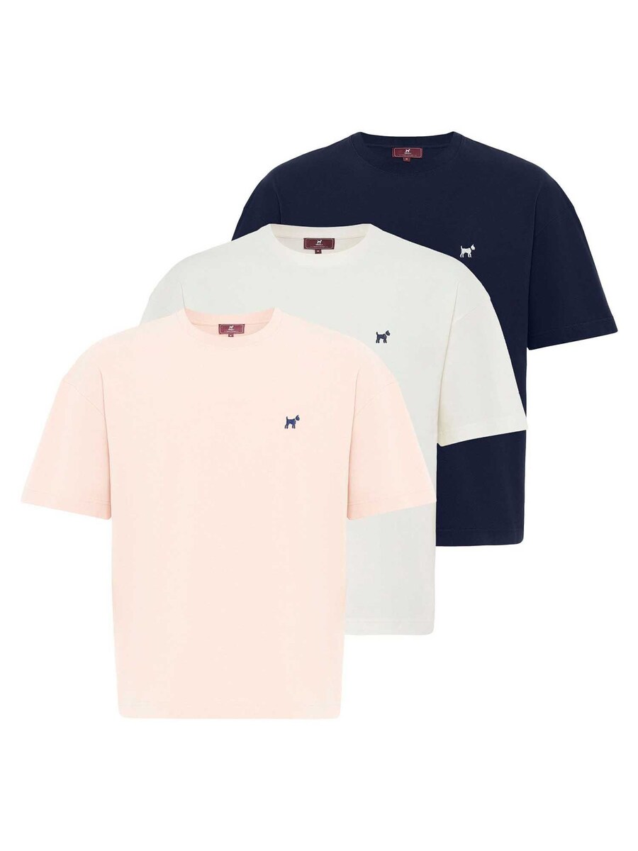

Рубашка Williot Milano, цвет Night blue/Rose/Off white