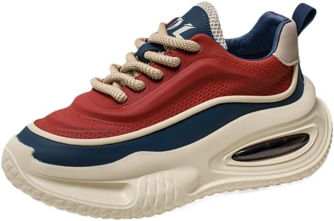 

Мужские кроссовки FmShi с амортизацией ударов - дышащие и легкие, красный