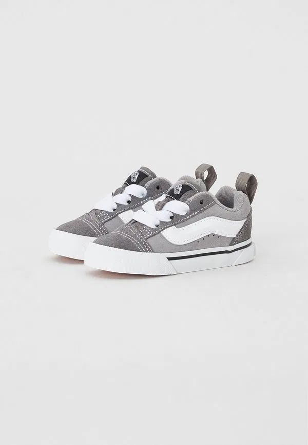 Кроссовки knu skool на эластичных шнурках, Vans, Pewter/Grey/White — фото 2