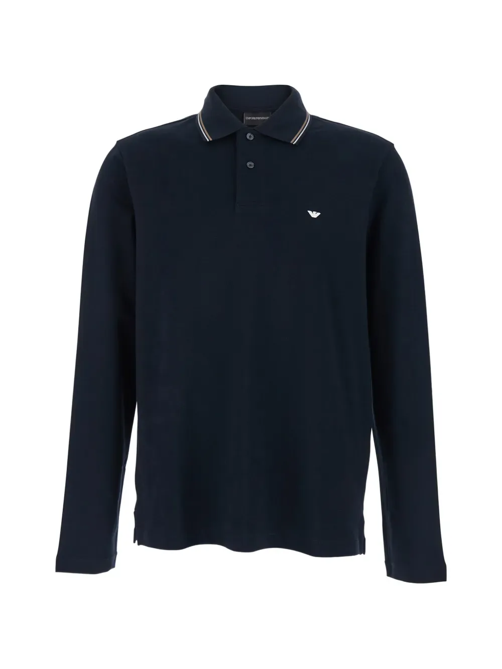 Поло с длинными рукавами EMPORIO ARMANI, синий