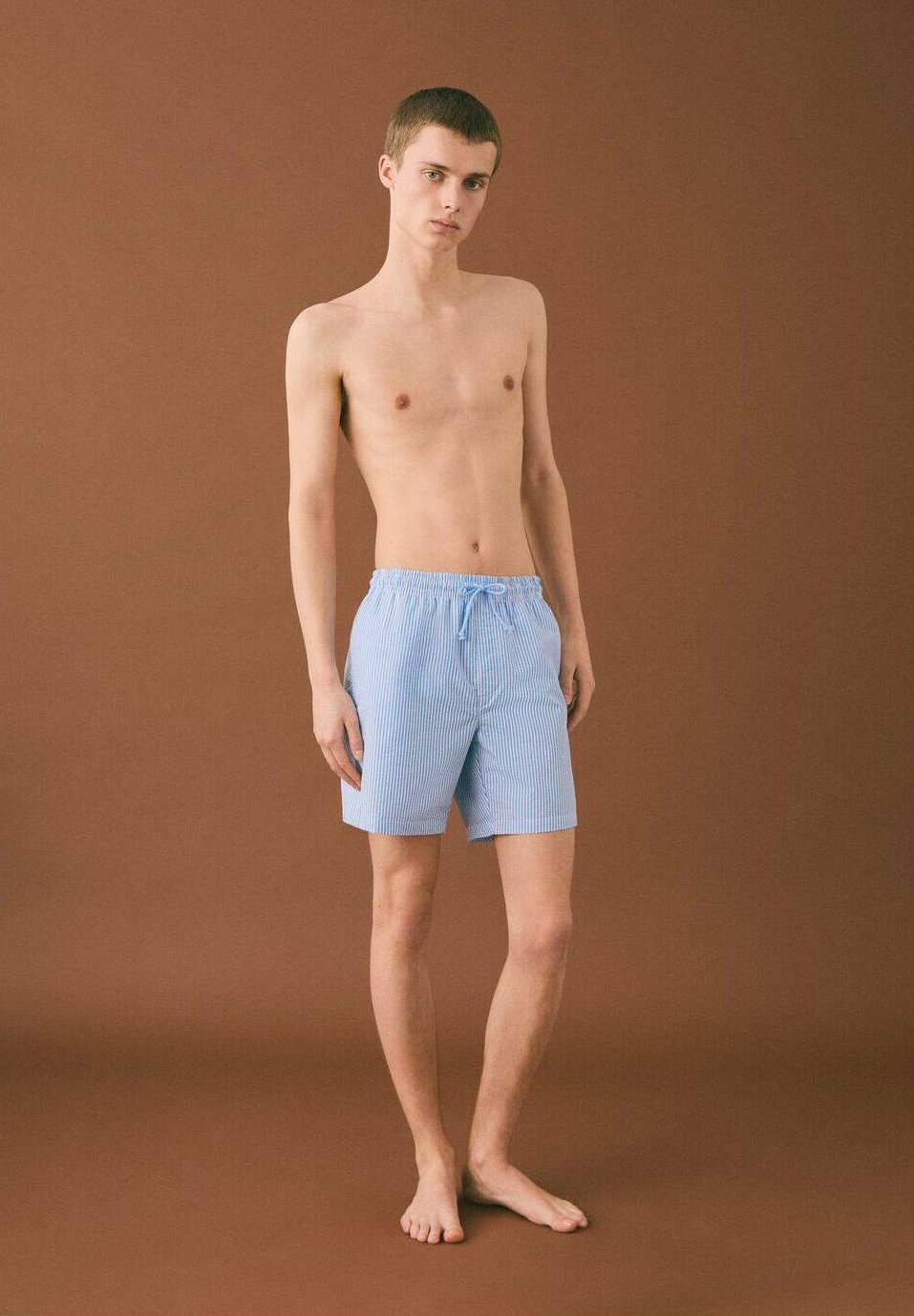 

Пляжные шорты MARINA Mango Kids, темно-синий