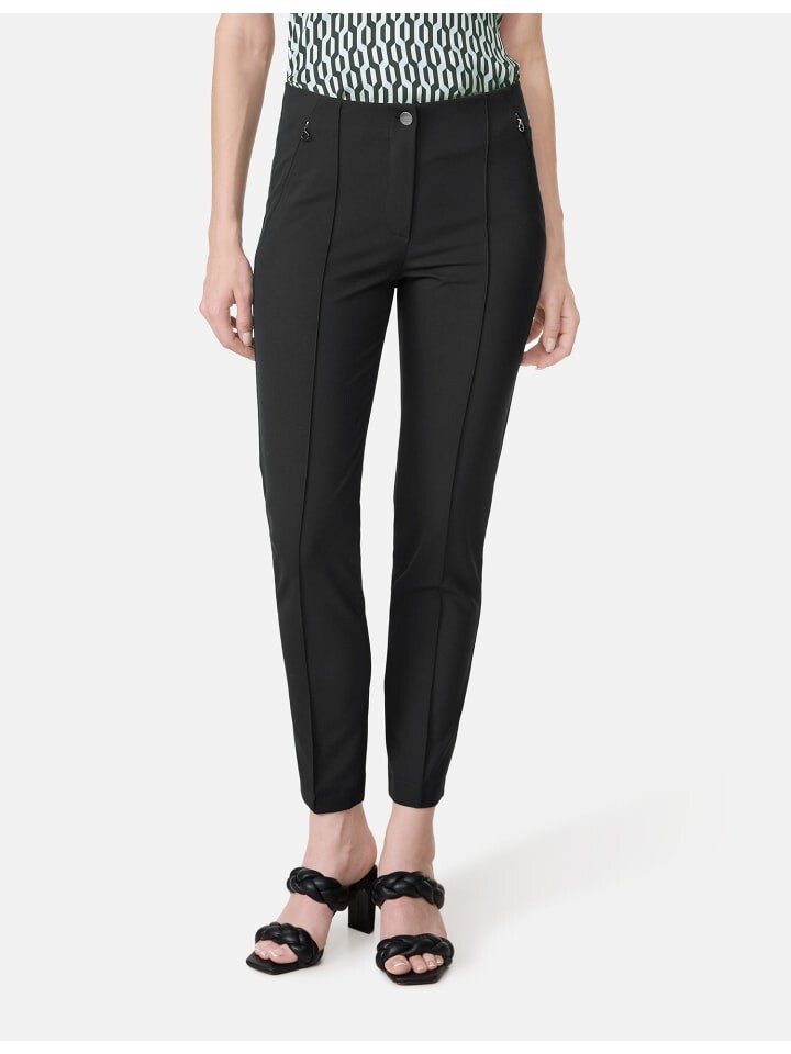 

Тканевые брюки Gerry Weber Freizeit verkürzt, черный