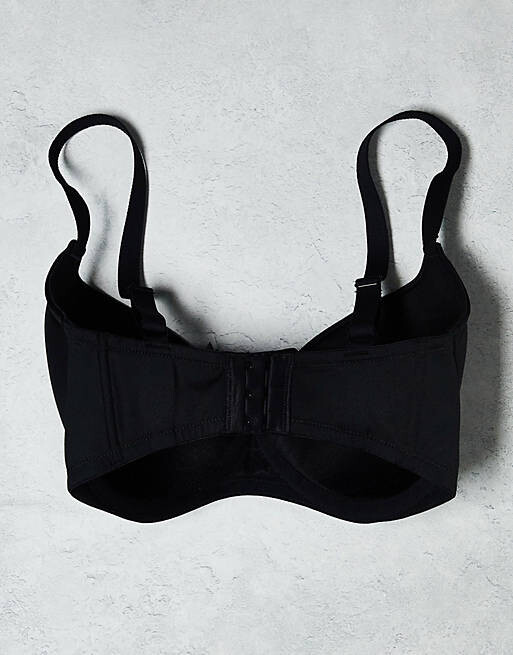 

Комплект черных и белых бюстгальтеров-футболок из микрофибры ASOS DESIGN Fuller Bust (2 шт.)