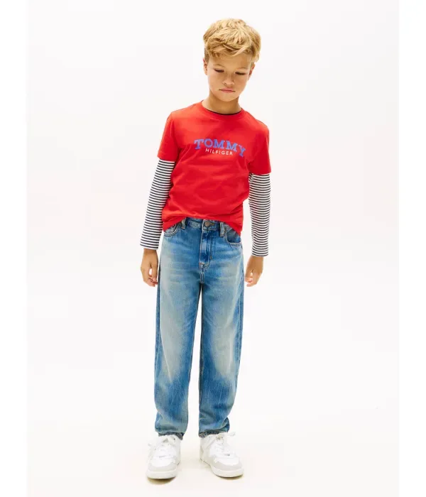 Футболка regular fit Tommy Hilfiger, красный — фото 2