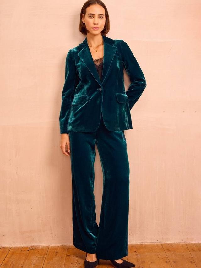 

Аша однобортный блейзер Aspiga, Teal