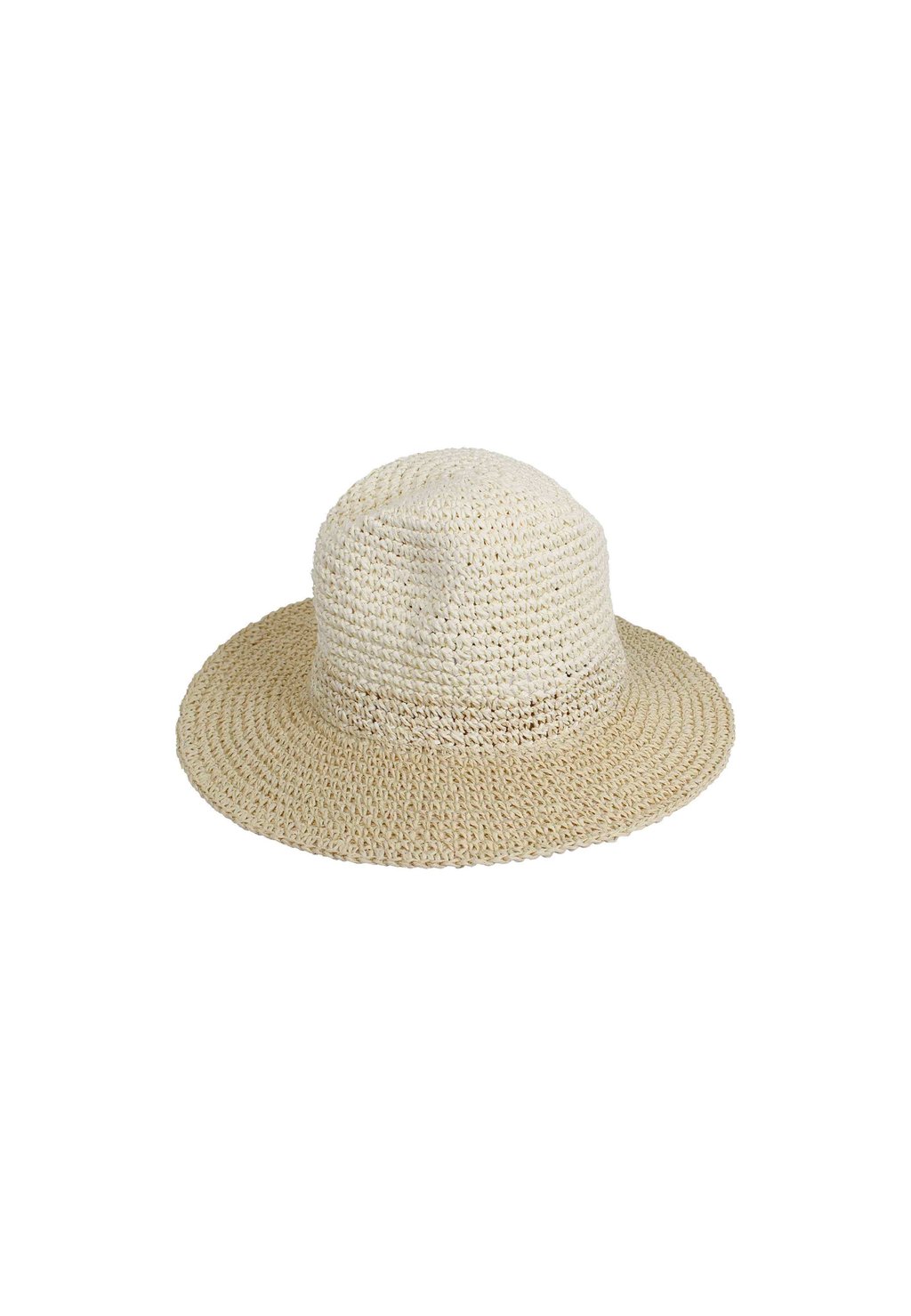 

Шляпа TWO COLORED SUMMER FEDORA Loevenich, слоновая кость