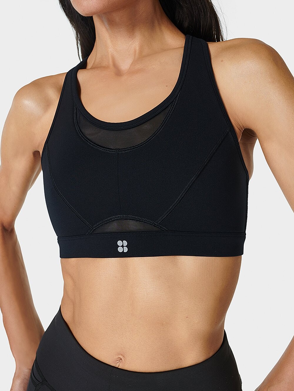 

Бюстгальтер для бега Power Icon Sweaty Betty, черный