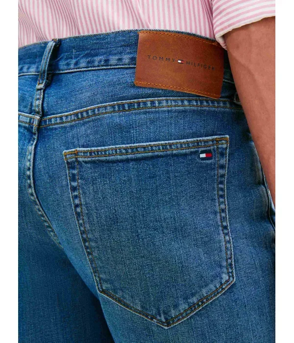 Джинсы Дентон slim fit Tommy Hilfiger, темно-синий — фото 4