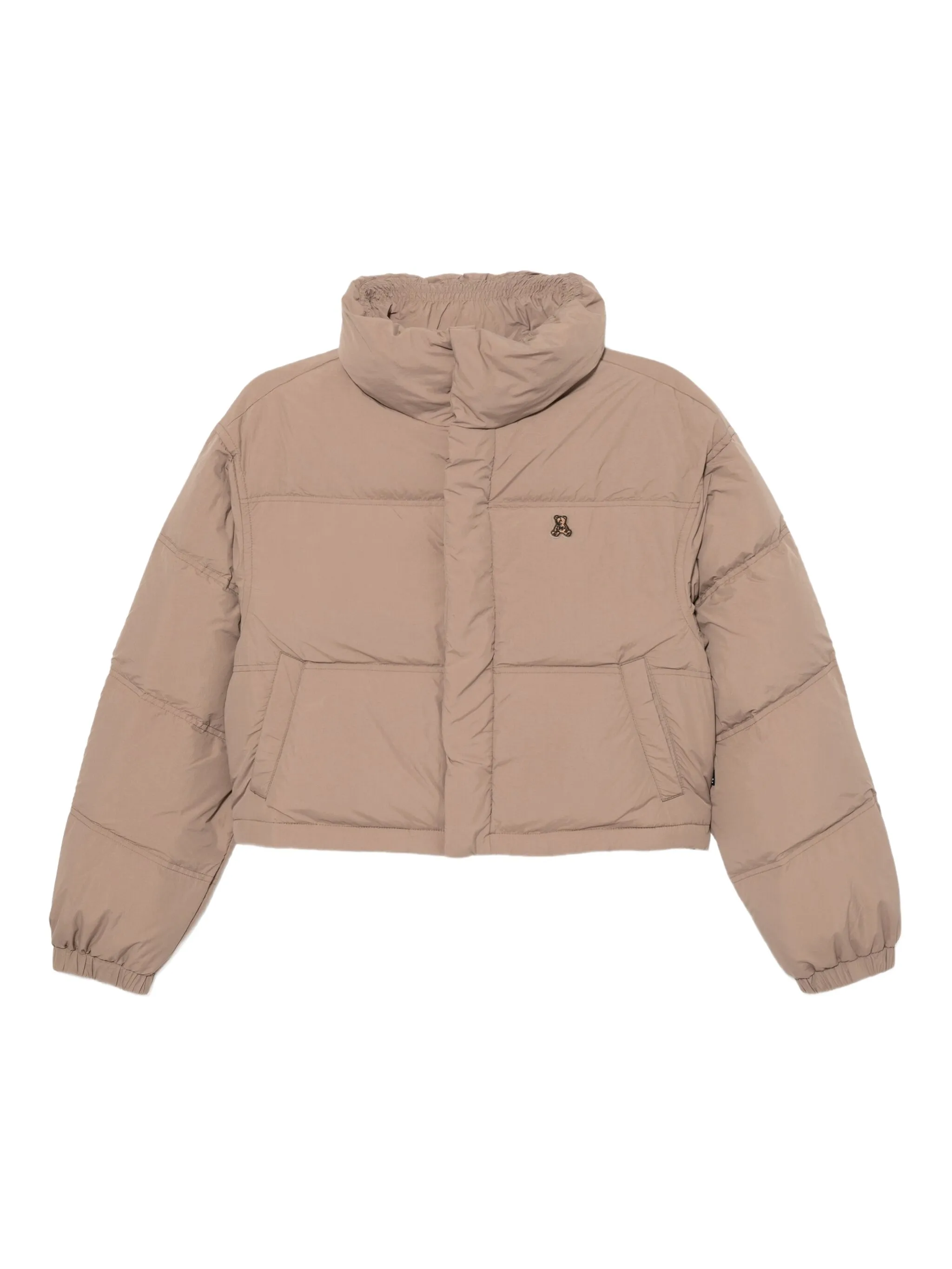 

Пуховик с вышивкой Izzue, коричневый