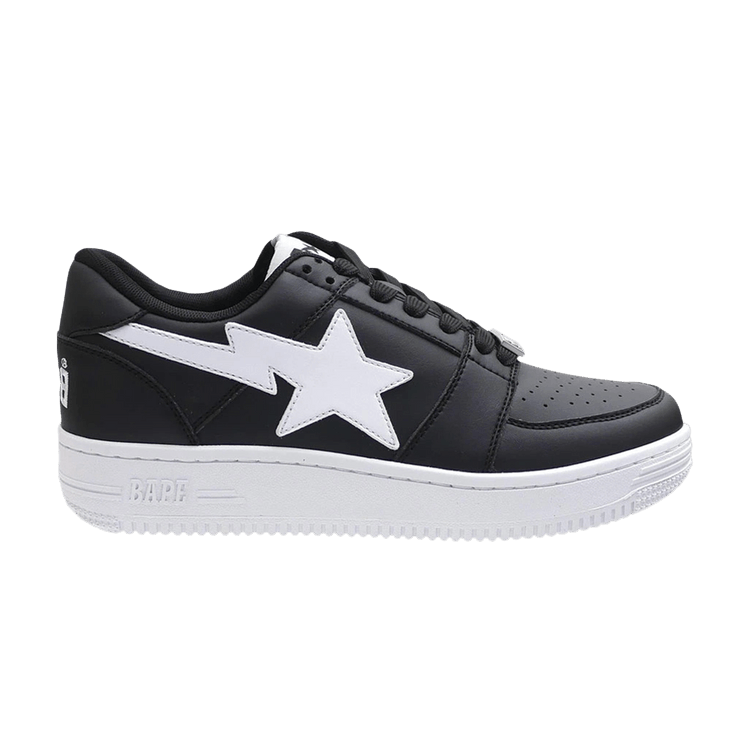 

Кроссовки BAPE Bapesta Low M2 'Black White', черный