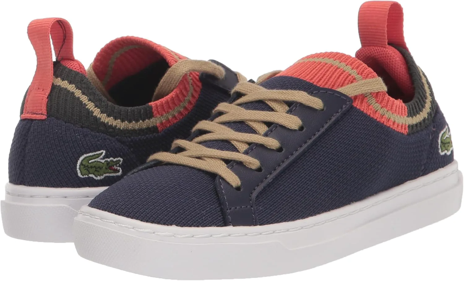 

Кроссовки Lacoste La Piquee для мальчиков, синий/желтый