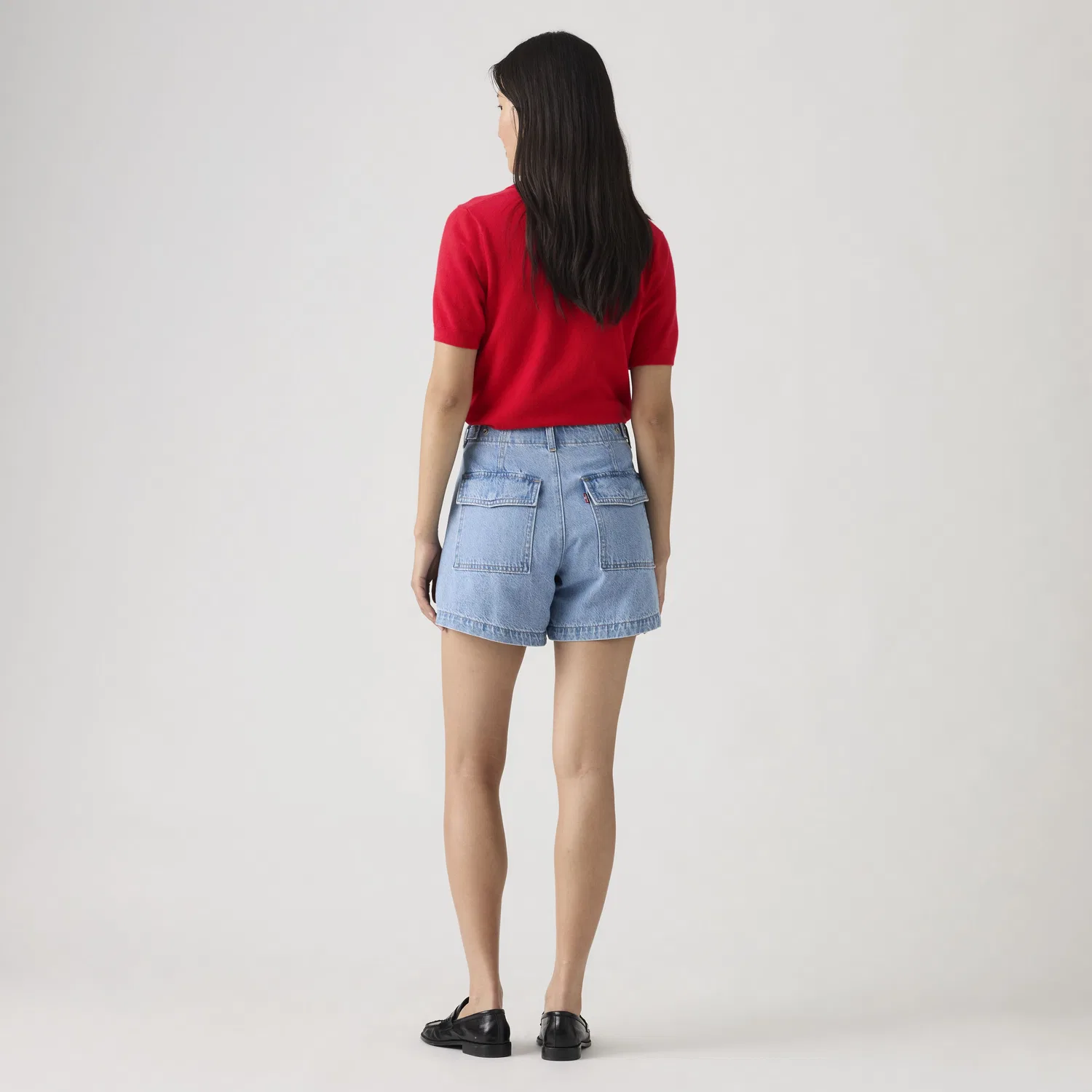 Легкие женские шорты Cinch Utility Levi's, Light Wash — фото 3