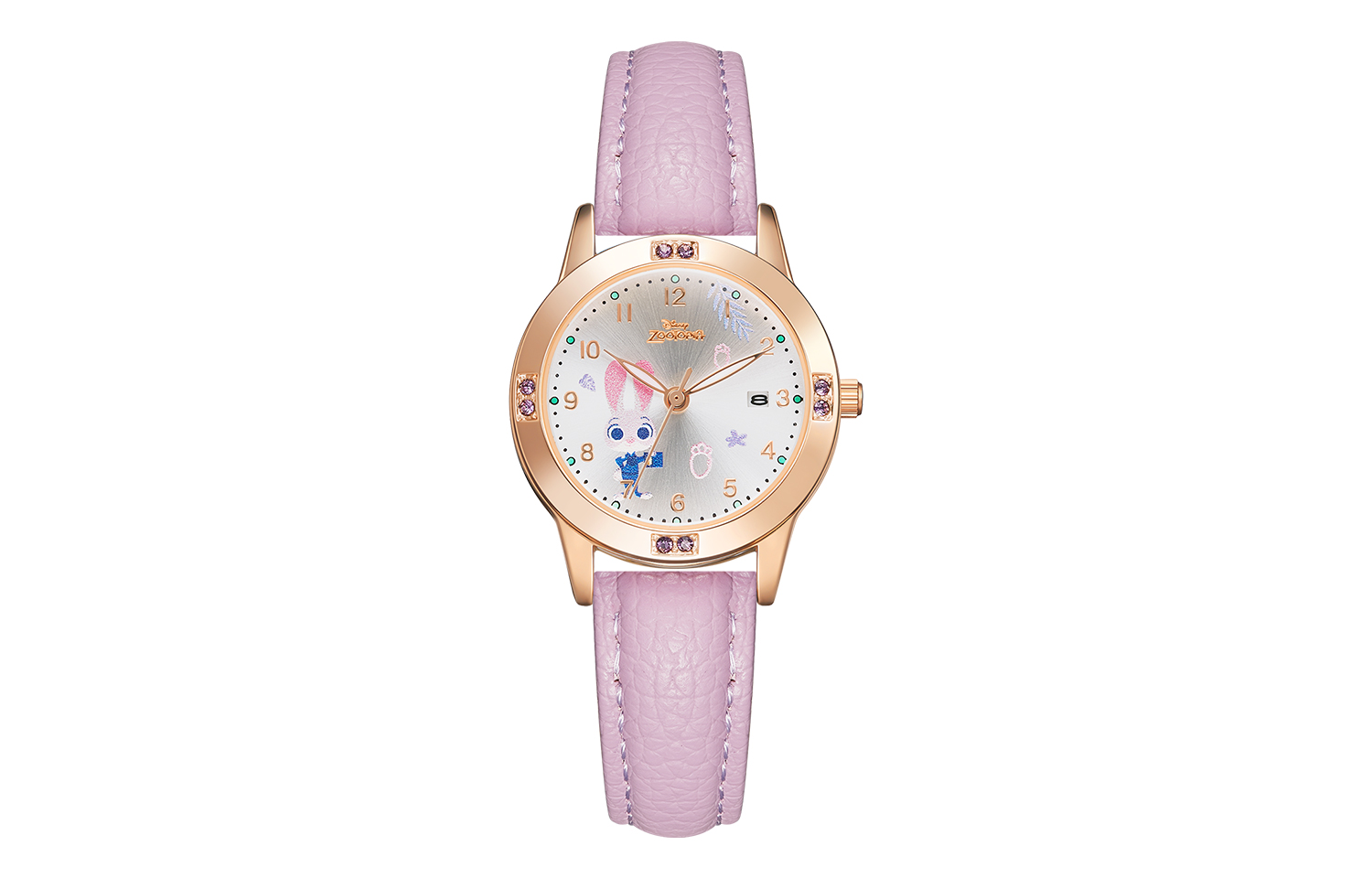 

Disney Часы Song Song Series Quartz Movement Leather Watch Bands Watch Women's Watch Silver Dial