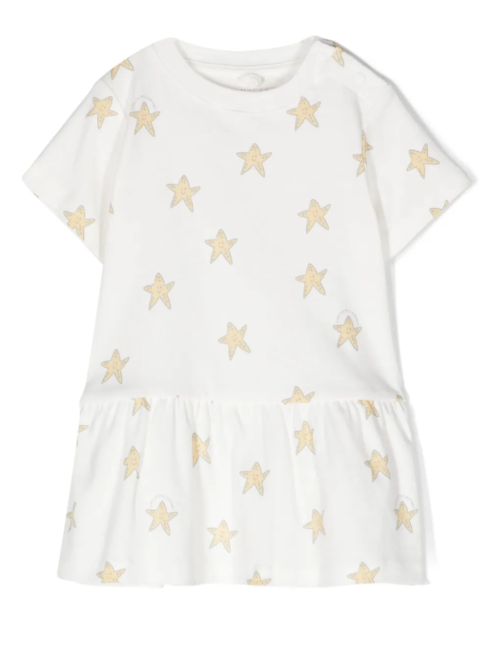 

Платье с принтом Stella McCartney Kids, белый