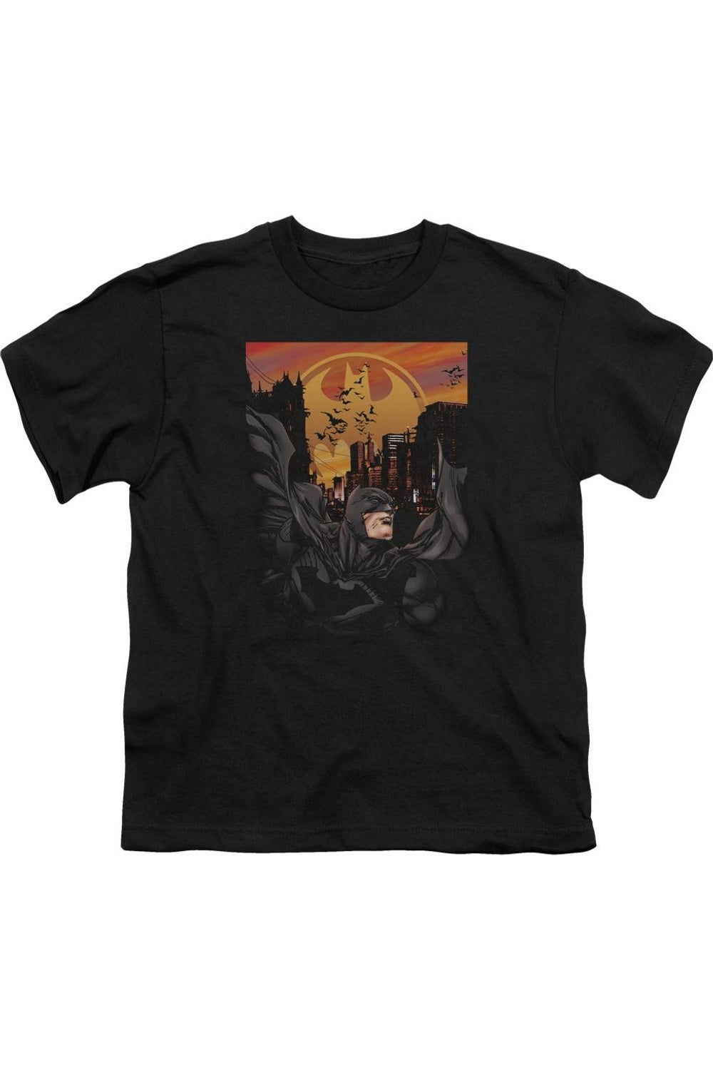 

Футболка с коротким рукавом для детей "Batman Always On Call" Gildan, черный