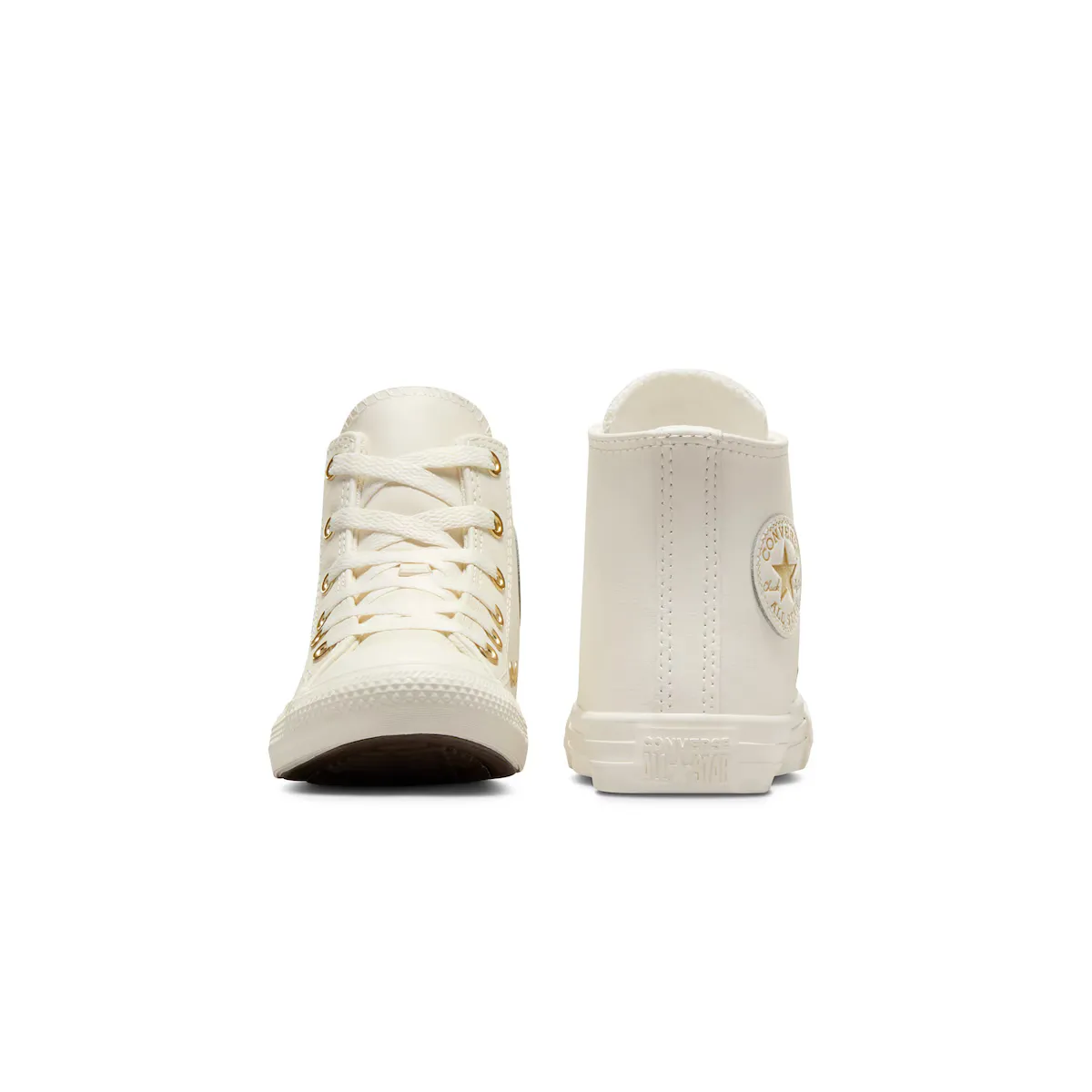 Converse Chuck Taylor All Star Gold Luxe Детские повседневные кеды, белый — фото 4