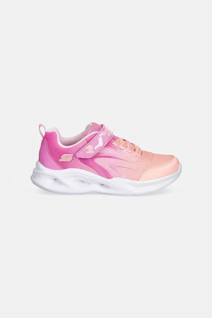 Кроссовки со светящейся подошвой Skechers Sola Glow Color BR, розовый — фото 2