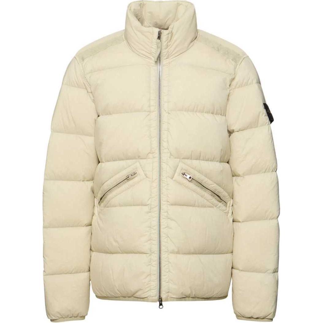

Куртка на молнии с высоким воротом STONE ISLAND, бежевый