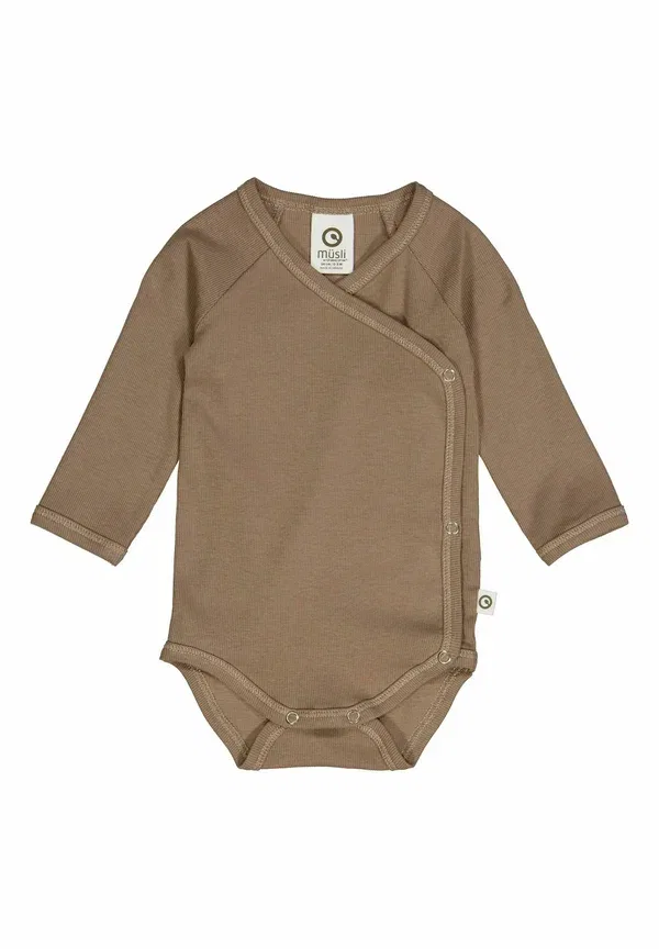 Боди Müsli By Green Cotton, цвет грецкий орех
