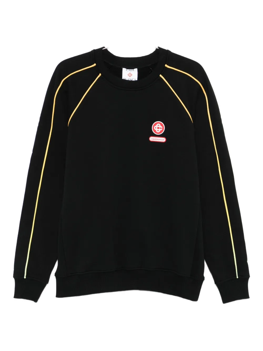

Свитшот с нашивкой-логотипом Casablanca, черный