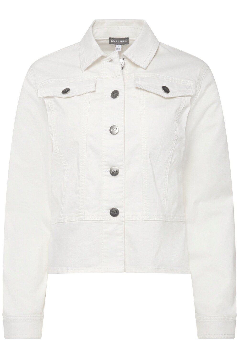 

Толстовка LAURASØN Jacke, цвет schneeweiß