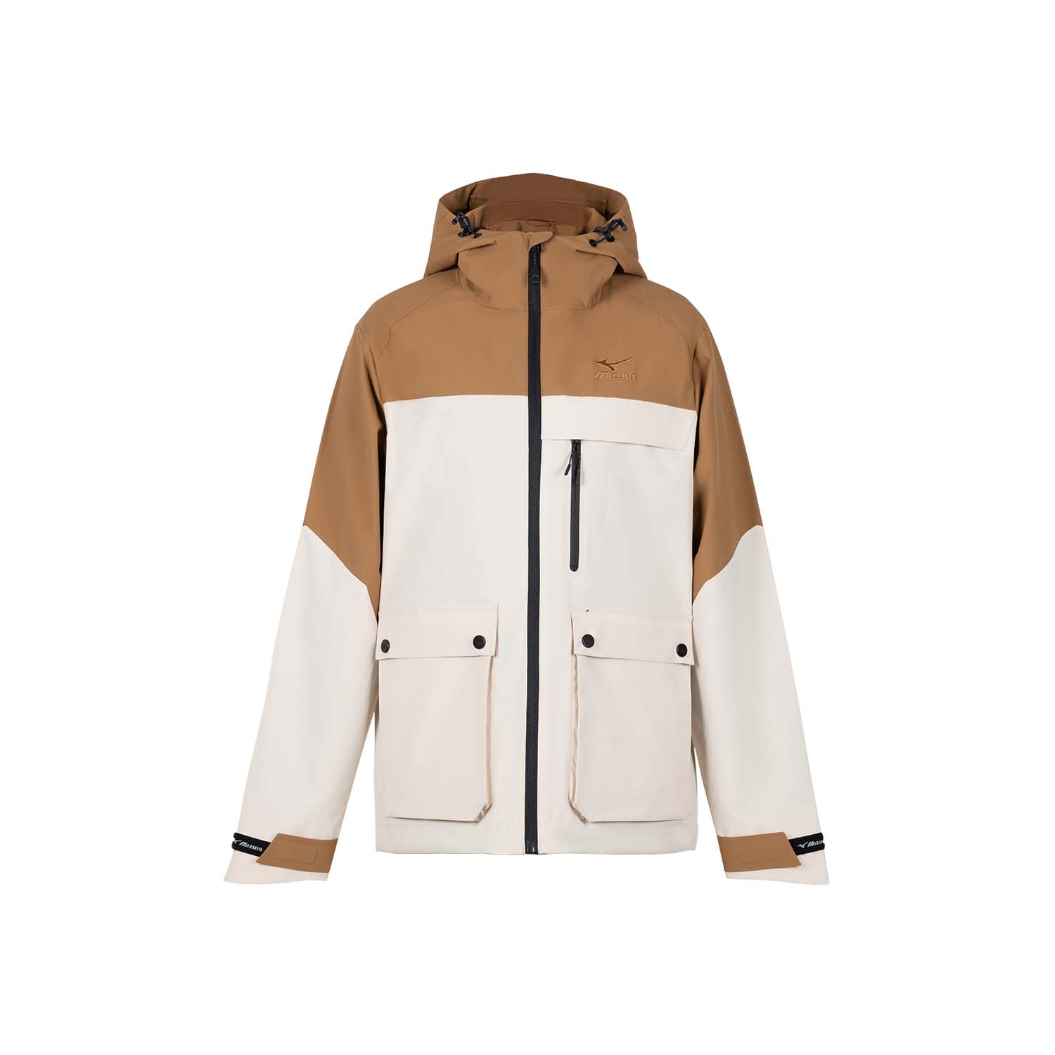 

Mizuno Водонепроницаемая, ветрозащитная и дышащая ветровка Unisex, Maple Leaf Brown+Apricot