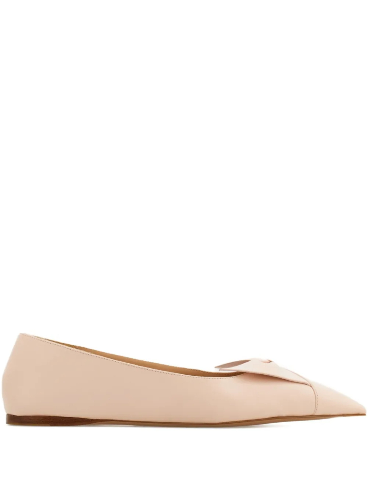 Ferragamo балетки Bow, розовый