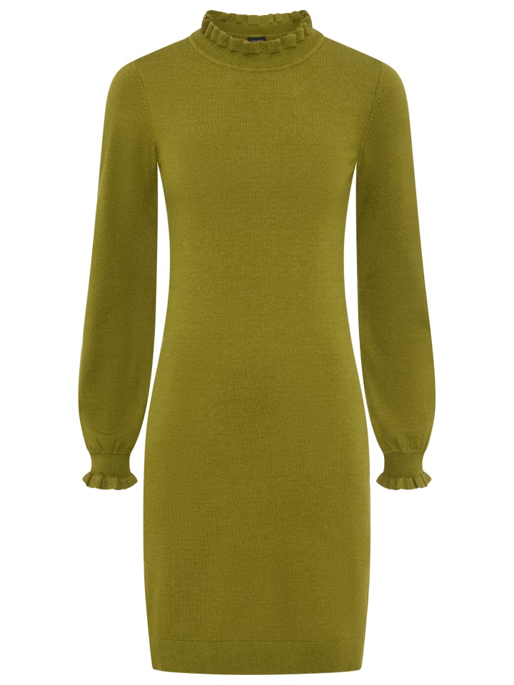 

Laura Scott Вязаное платье цвета авокадо