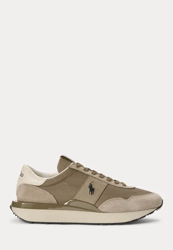 Кроссовки train 89 с замшевыми вставками Polo Ralph Lauren, Tonal Milkshake
