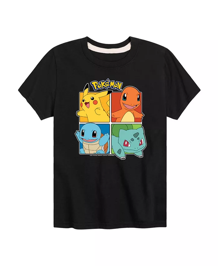

Футболка для мальчиков с принтом персонажей Pokémon Pokemon, черный