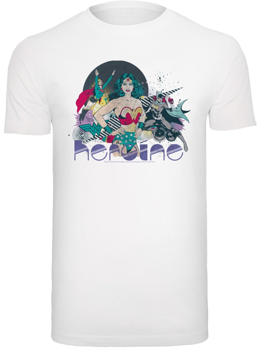 

Классическая футболка F4NT4STIC Shirt DC Comics Justice League Heroine, белый