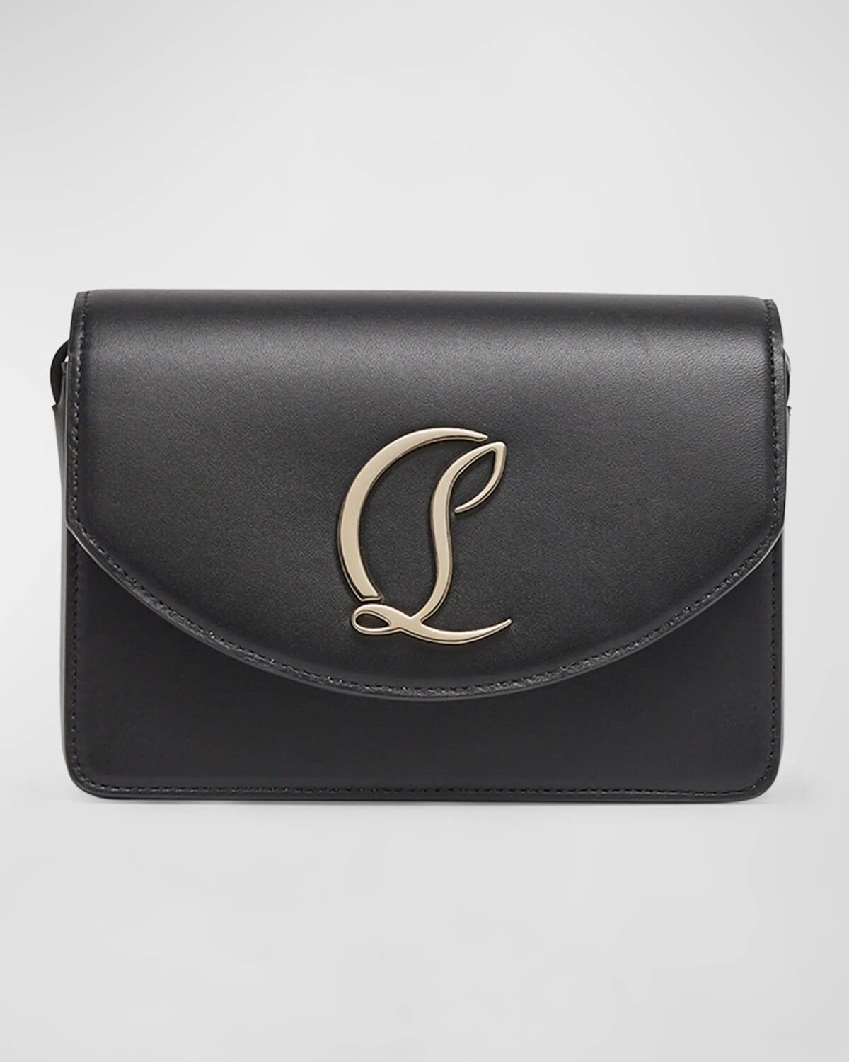 

Маленькая сумка через плечо Loubi54 из кожи наппа Christian Louboutin, цвет Black/Gold