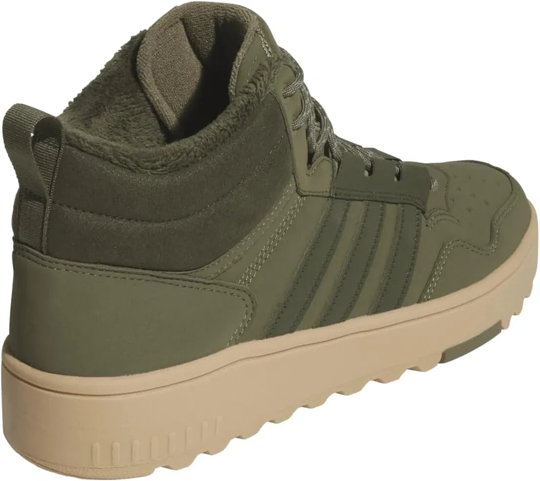 Кроссовки Adidas Hoops Mid Trainers, Olive — фото 4