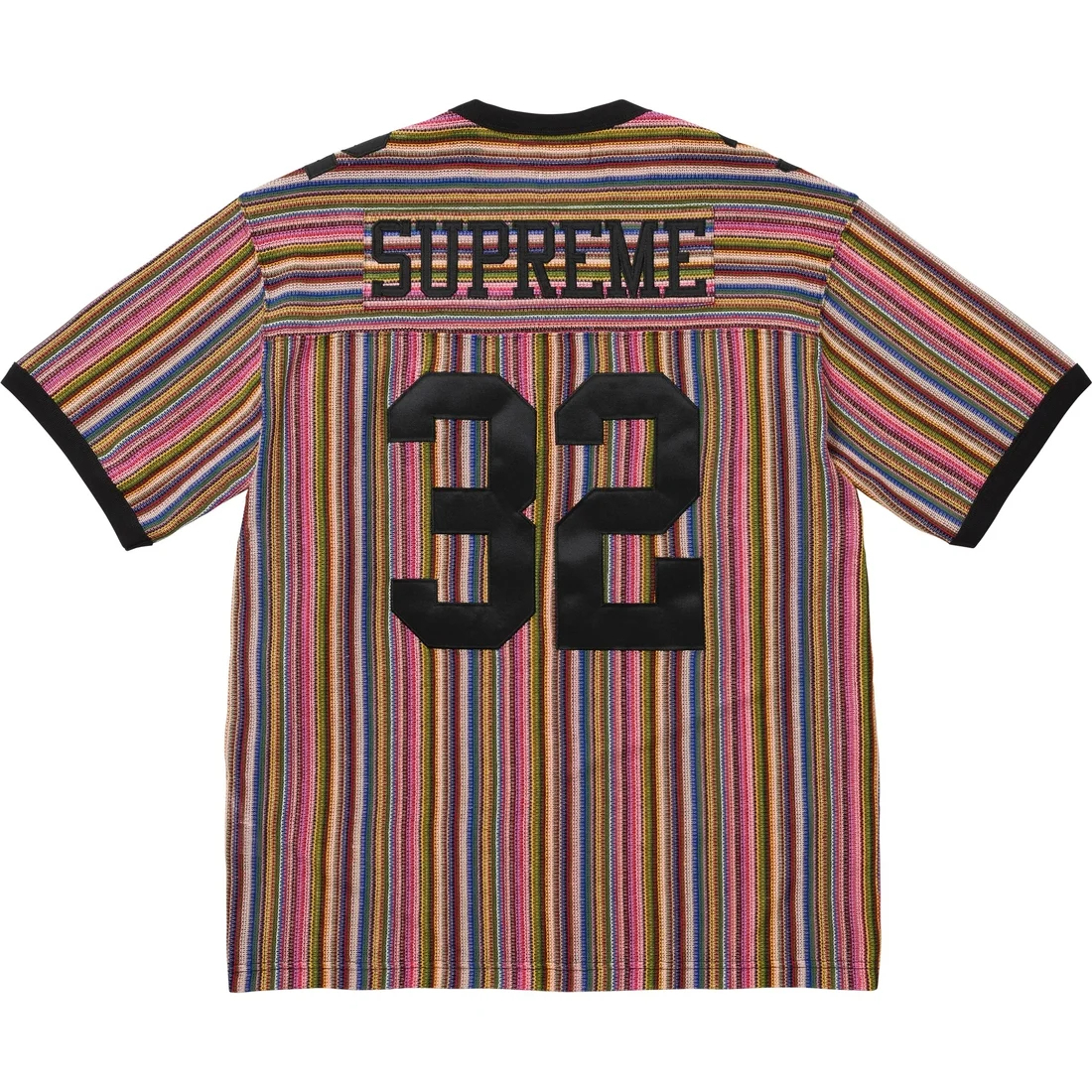 Футболка Open Knit Football Top Supreme, черный — фото 4